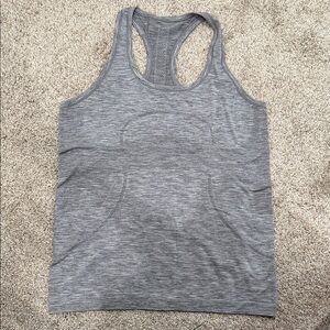 lululemon athletica Gray Racerback Tank Top